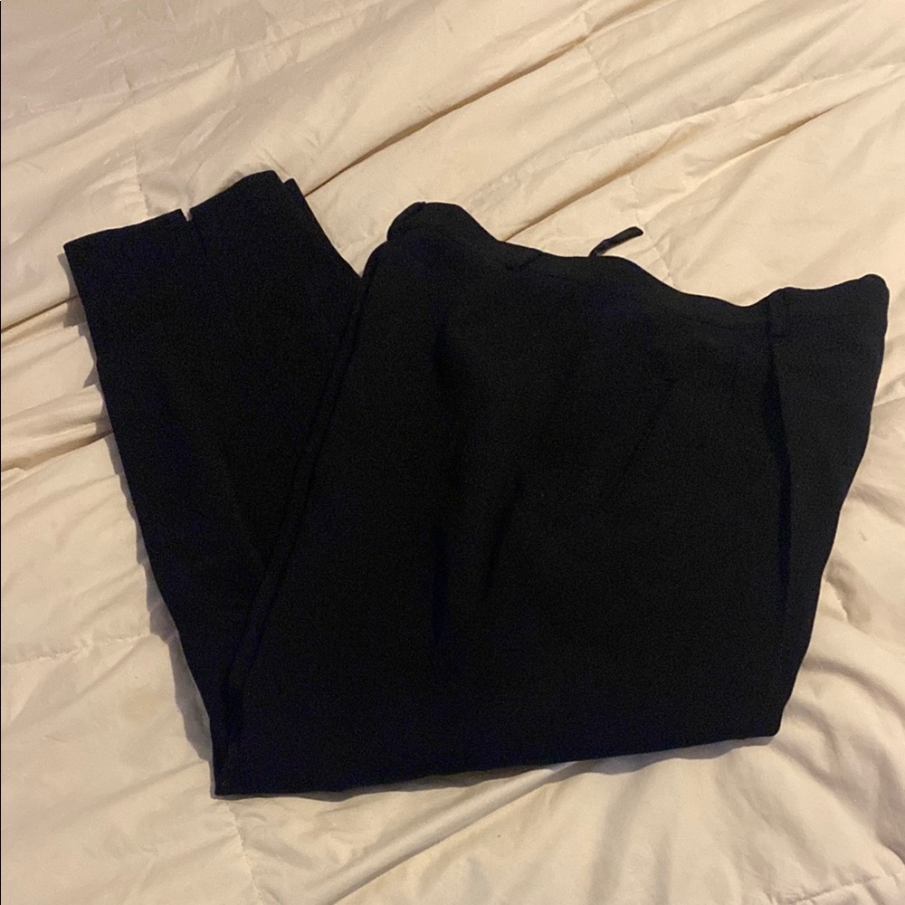 Barneys New York Black wool lined dress pants size 12
